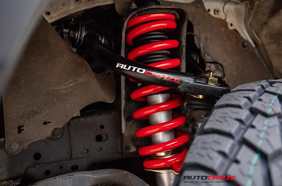 TOYOTA HILUX N70 4WD COUPLER BLACK MACHINED WITH DARK TINT